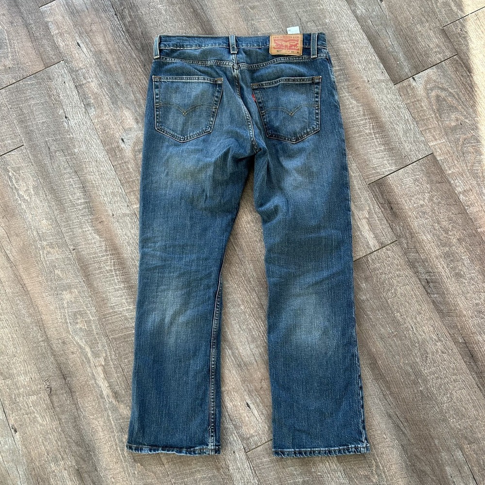 Levi's Distressed 527 Y2K Bootcut Jeans 32x30 faded Vintage Western fits 34x30